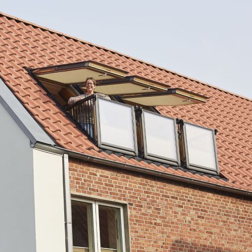 VELUX GDL Cabrio hout/den ENERGIE 2