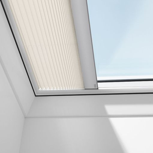 VELUX-platdakraam honeycombrolgordijn Uni wit 1045S 2