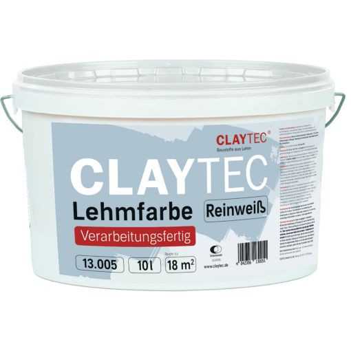 ClayTec leem verf Zuiver wit 2