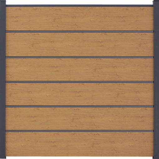 GroJa BasicLine Premium PVC-steekzaun schutting 2