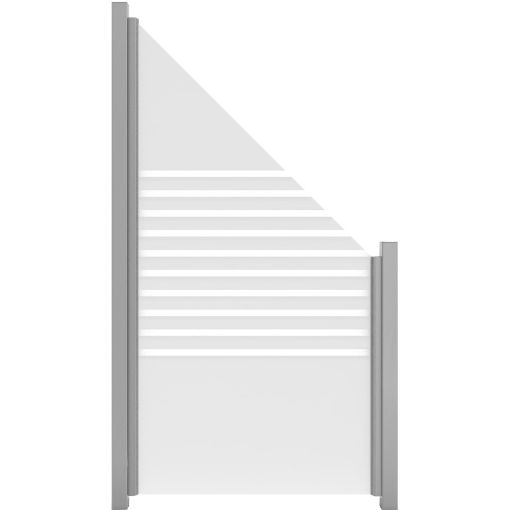 GroJa Ambiente glazen privacymat aansluiting 2