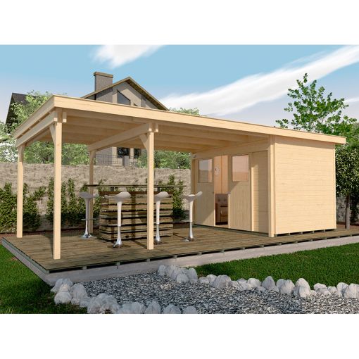 weka Loungehouse 225 A/B tuinhuis 2
