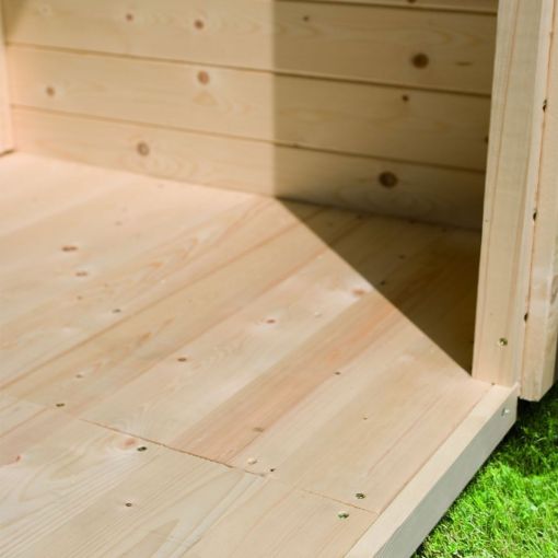 Karibu vloer voor tuinhuis 2
