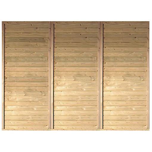 Karibu achterwand voor carport 2