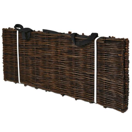 Verhoogde plantenbak uit wilgen 100x40x40cm 2