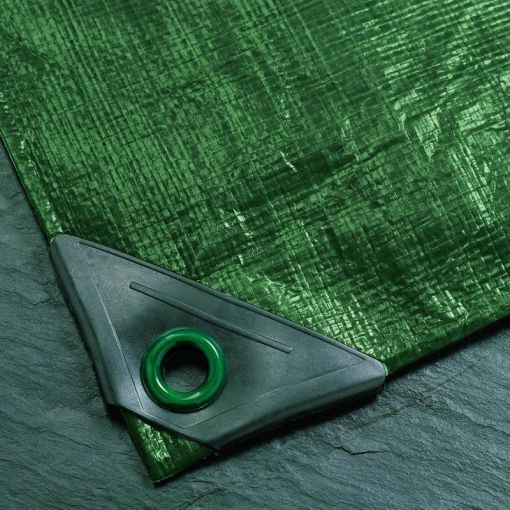 Afdekzeil met ogen Groen Weefselfolie 2