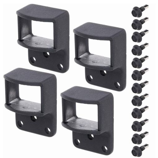 Alberts schuttingpaneelhouder-set voor schuttingpanelen Chaussee 2