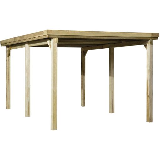 weka enkelvoudige carport 617 Onderstand 2