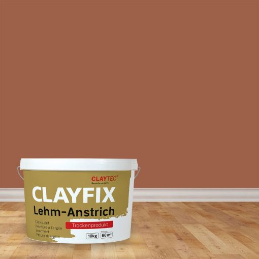 ClayTec Leem-Strijklaag CLAYFIX Indisch-Rood 2