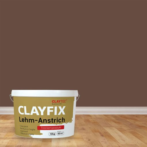 ClayTec Leem-Afwerking CLAYFIX Siena-Bruin 2