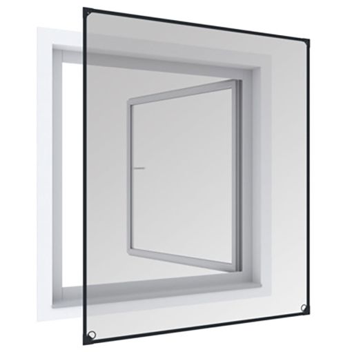 Windhager Vliegenscherm met magnetframe antraciet 2