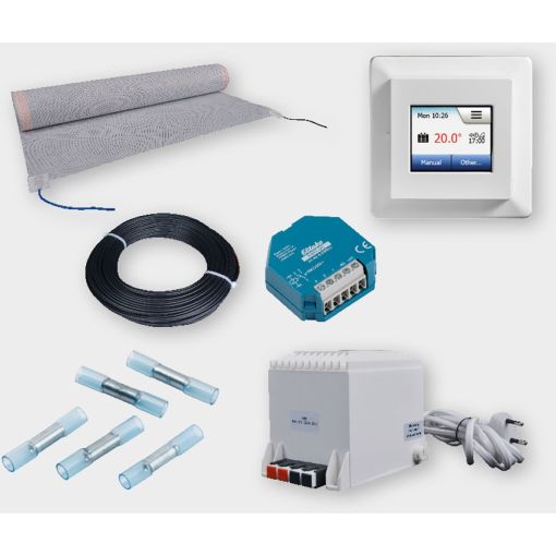 BLANKE ELOTOP CARBON wandverwarming compleet 2