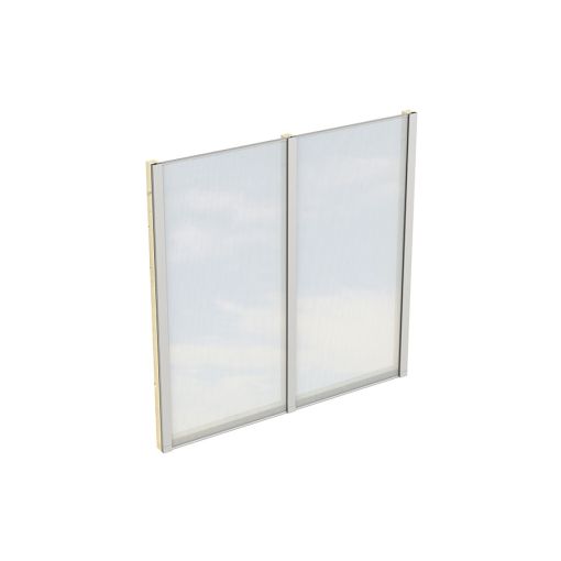 Skan Holz Zijwand Polycarbonaat Vrijstaand 2