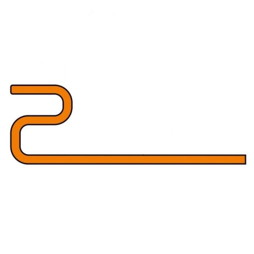 Schlüter-DECO E afwerkingsprofiel roestvrijstaal 16mm 2
