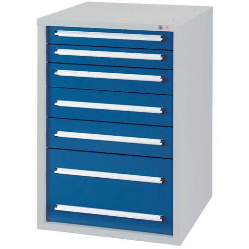 Wellker schuifladen-gereedschapskast S7 1028/6 2