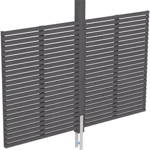 Skan Holz-achterwand lijmhout voor Carport 2