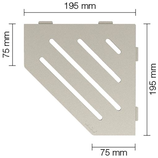 Schlüter-SHELF-E-S2 TSC WAVE  Alu 2