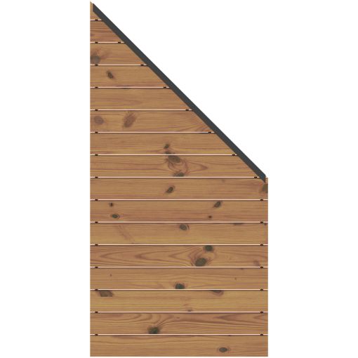 TraumGarten schutting SYSTEM Ruitpatroon Thermo-Hout 2