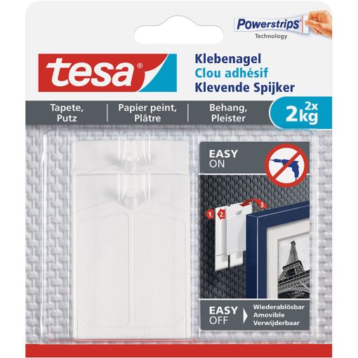 tesa Klevende Spijker 2 stuks 2