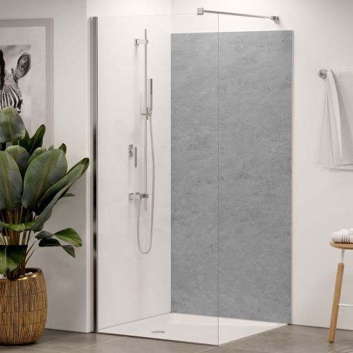 Winwall douchewand aluminium composiet structuur 2