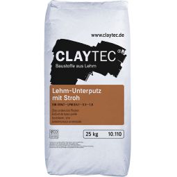 ClayTec Leem-onderpleister met stro, DROOG 4
