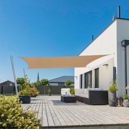 Windhager Zonnezeil CAPRI riet zonnescherm 4