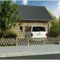 T&J jachtzaun Dubbeltuin poort voortuin 3