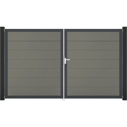 GroJa Doppeltor Solid Grande Steekzaun 4