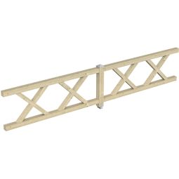 Skan Holz balustrade Andreaskreuz, voor 4