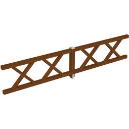 Skan Holz balustrade Andreaskreuz, voor 4