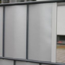NOOR Klemrail Signaalgrijs Zichtschermstroken Dubbelstaafmat 3