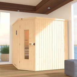 weka Sauna Hoeksauna VARBERG Fichte 8