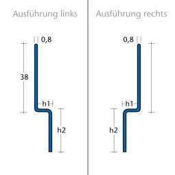 BLANKE tegelprofiel hellingswig AQUA-KEIL WAND 3