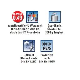 DOLLE Houten vlizotrap clickFIX 3-delig, 12