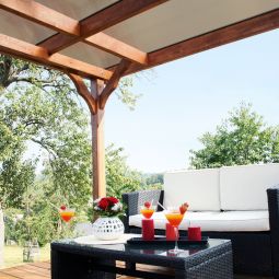 Skan Holz Pavillon Marseille Weiß 8