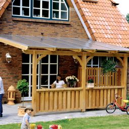 Skan Holz brustvering Douglasspar Walnoot 3