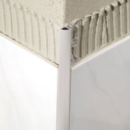 BLANKE tegelprofiel kwartcirkel-profiel aluminium zilverkleurig 4