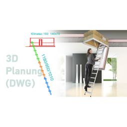 Wippro vlizotrap Klimastair 160, U-waarde 7