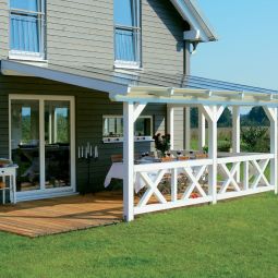 Skan Holz balustrade Andreaskreuz, voor 5