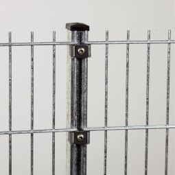 Paal Dubbelstaafmat hekwerk met Klemplaten 3