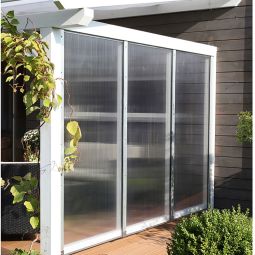 Skan Holz zijwand polycarbonaat walnoot 4