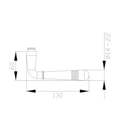 Karcher deurklink-set Montmartre R270 zirkonium 4