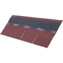 Skan Holz bitumendakshingles rechthoek rood 3
