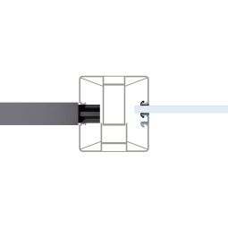 TraumGarten schutting SYSTEEM Klempalen Zilver 5