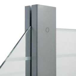 TraumGarten schutting SYSTEEM Klempalen Zilver 4