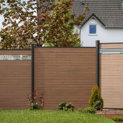 TraumGarten WPC-schutting Compleet pakket CLASSIC 7