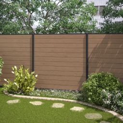 TraumGarten WPC-schutting Compleet pakket CLASSIC 8