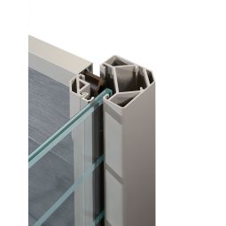 TraumGarten schutting SYSTEM hoekklempaal Zilver 4