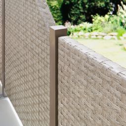 TraumGarten Schutting WEAVE Gray 178x178cm 4