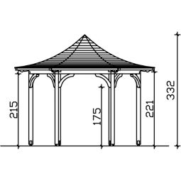 Skan Holz Paviljoen Versailles Naturel 4